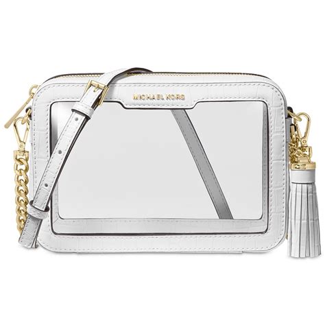 michael michael kors whitney crossbody|Michael Kors white purse small.